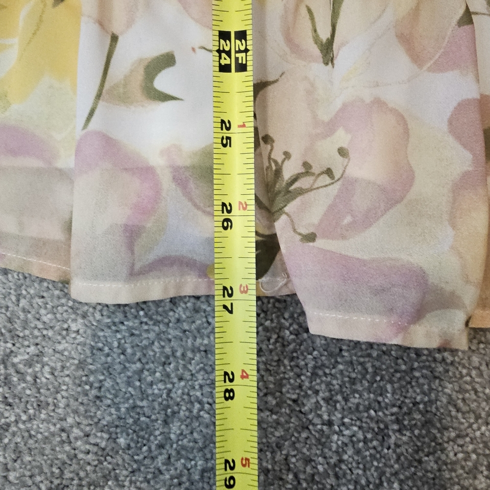 Off-Shoulder Mini Floral Ruffle Dress - Picture 11 of 12